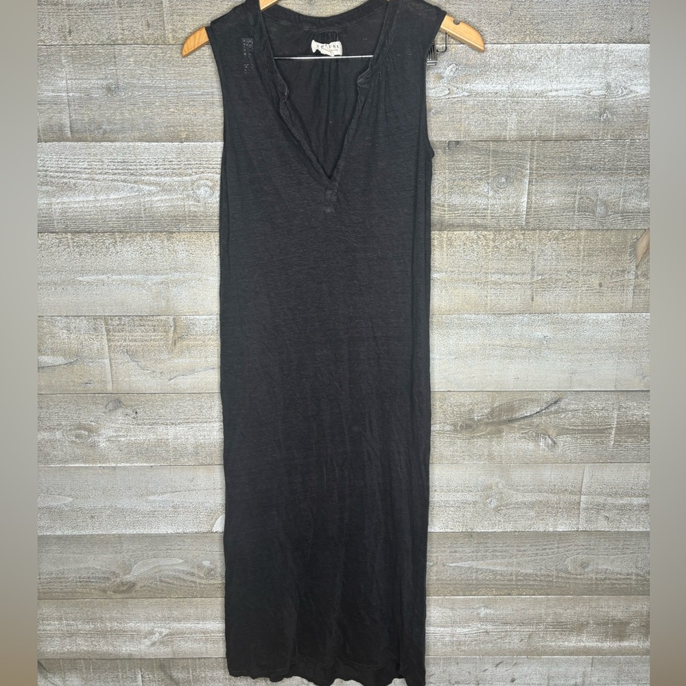 Velvet Graham & Spencer 100% linen maxi sleeveless dress XS